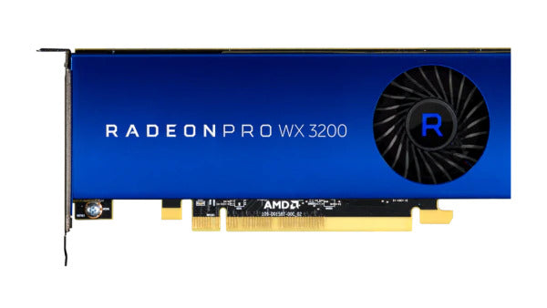 AMD Radeon Pro WX 3200 – PCIe Grafikkarte – 4×Mini-DP 1.4, PCIe x16 3.0, 4 GB GDDR5, 50 W