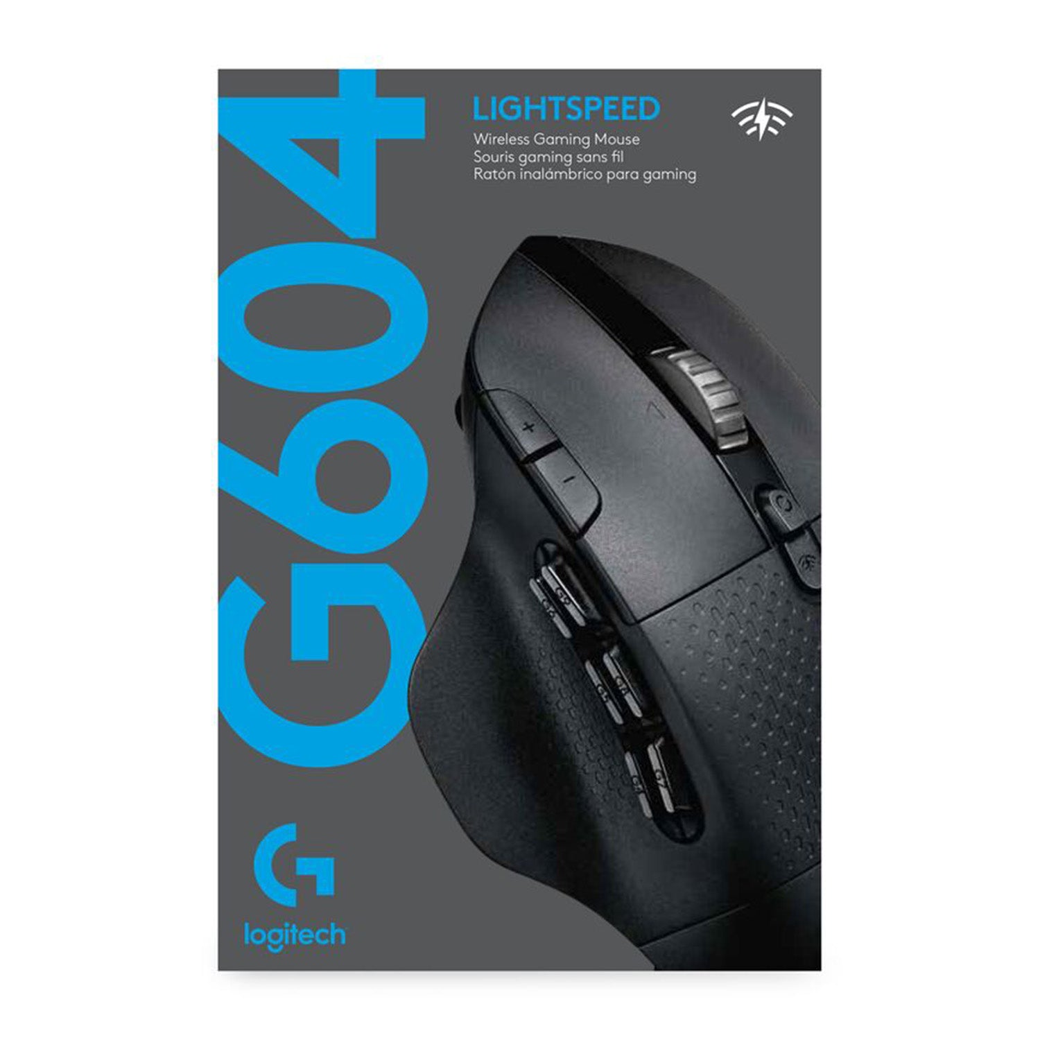 Logitech G G604 – Gaming-Maus – Kabellos (Bluetooth/2,4 GHz), 25600 DPI, Rechts, Schwarz