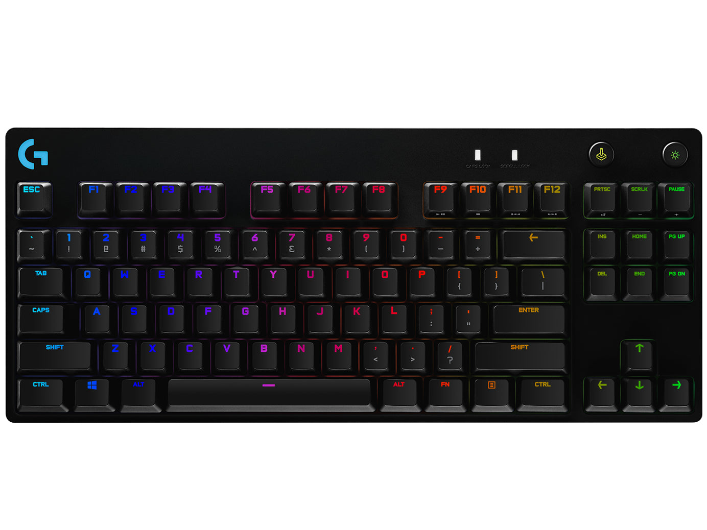 Logitech G G PRO Mechanical – Mechanische Gaming-Tastatur TKL (80–87 %) – Mechanisch (GX Blue) – RGB – QWERTY