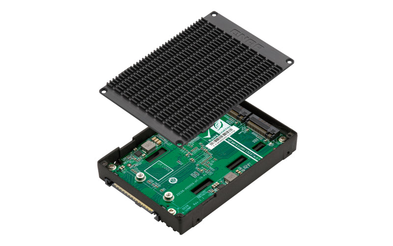 QNAP QDA-U2MP – 2-Bay SSD-Gehäuse – 2×M.2, für M.2 NVMe (PCIe 3.0)