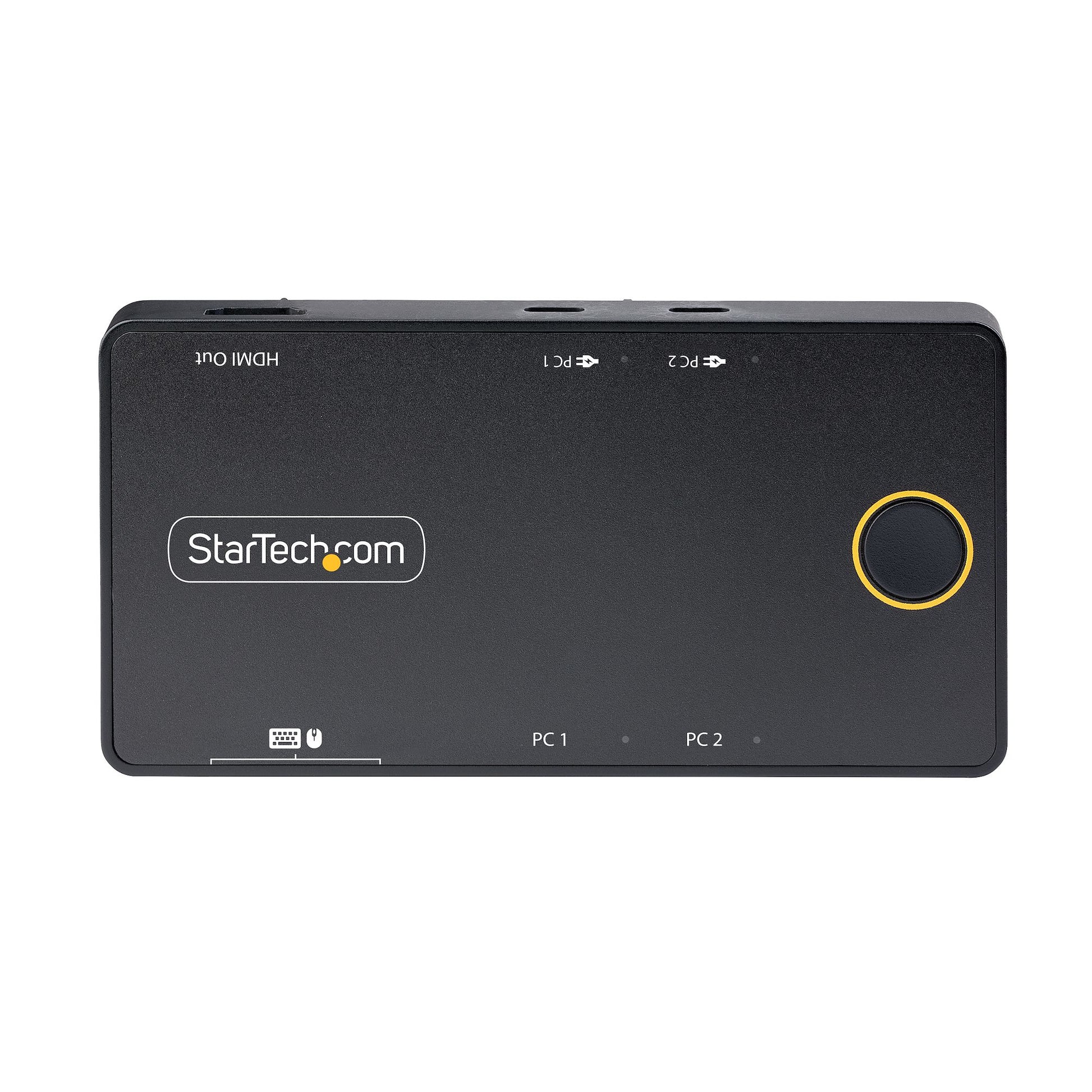 StarTech.com C2-H46-UC2-PD-KVM – 2-Port HDMI KVM-Switch – 4K/75 Hz, USB 2.0-Hub, PD 100 W, Audio 7.1