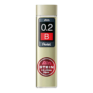 Pentel Bleistiftminen – Graphit, 0,2 mm, 20 Stk.