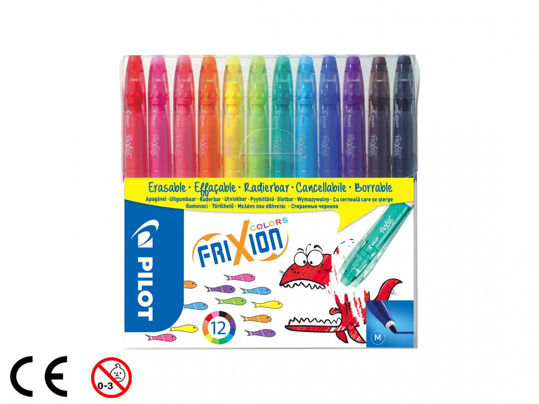 Pilot Filzstifte, Strichbreite 0,63 mm, 12 Stk.