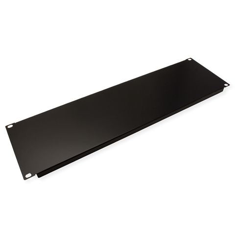 VALUE 19" Blindplatte 3U – Blindplatte – 19" Rack, 3U, Schwarz