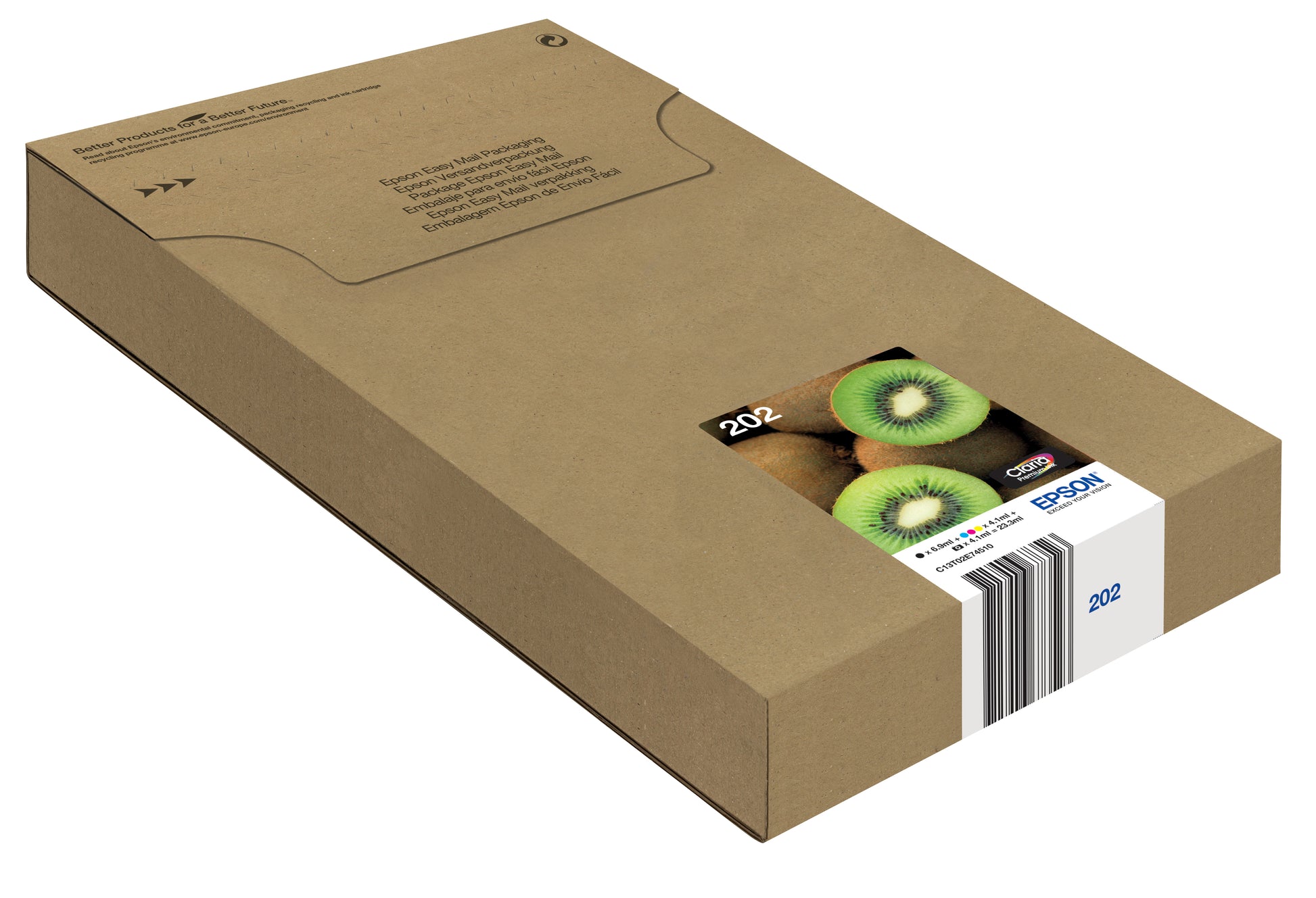 Epson Tintenpatronen-Multipack C13T02E74510, sortiert, 5er-Pack – für Inkjet-/Multifunktionsgeräte