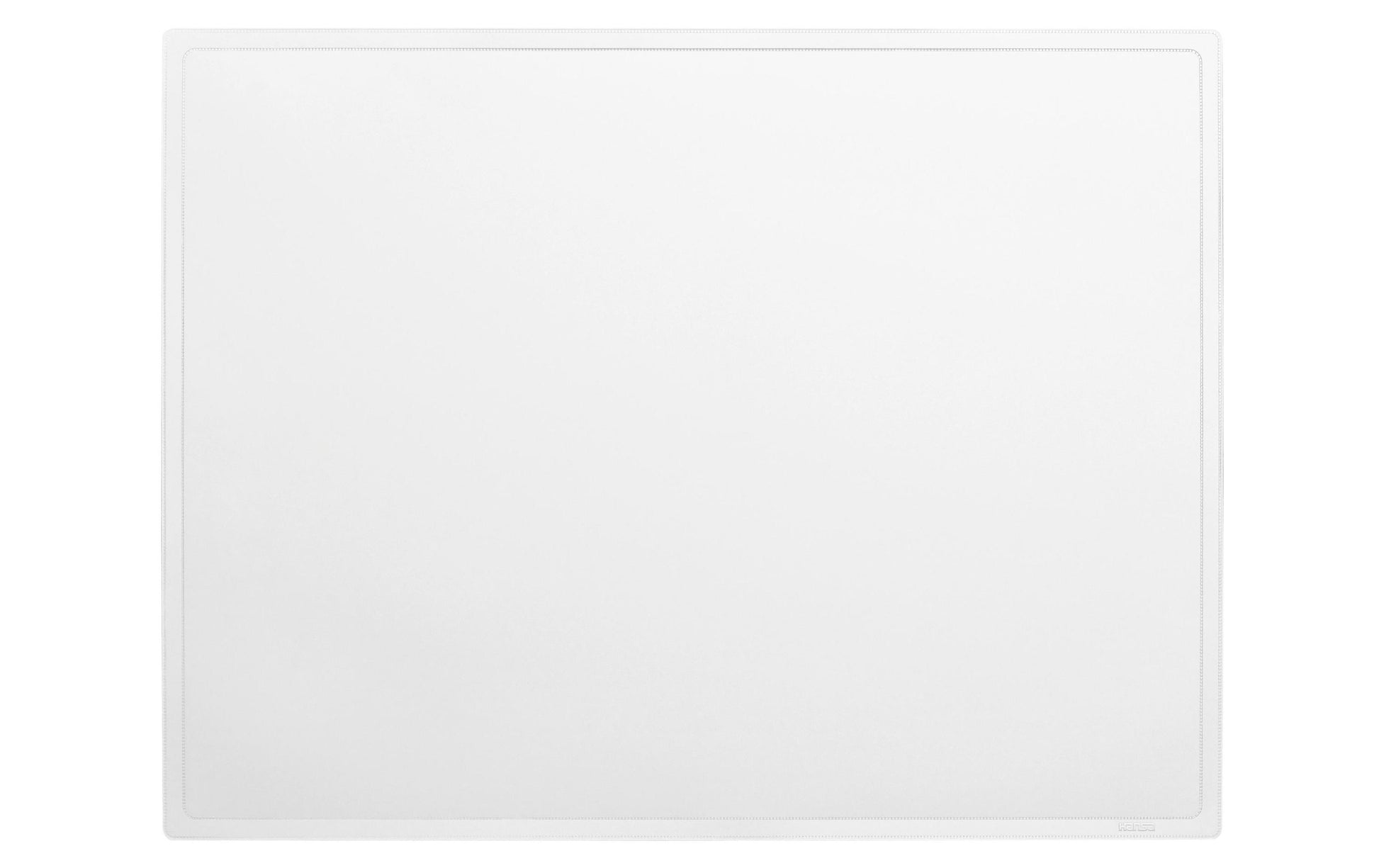 Hansa OfficePad Schreibunterlage – transparent – 650 × 500 mm – Kunststoff, rutschfest
