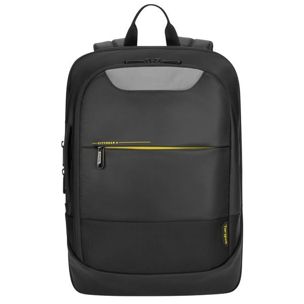 Targus Notebook-Rucksack City Gear – schockresistent, Nylon/Polyester – Schwarz, 322 × 458 × 120 mm