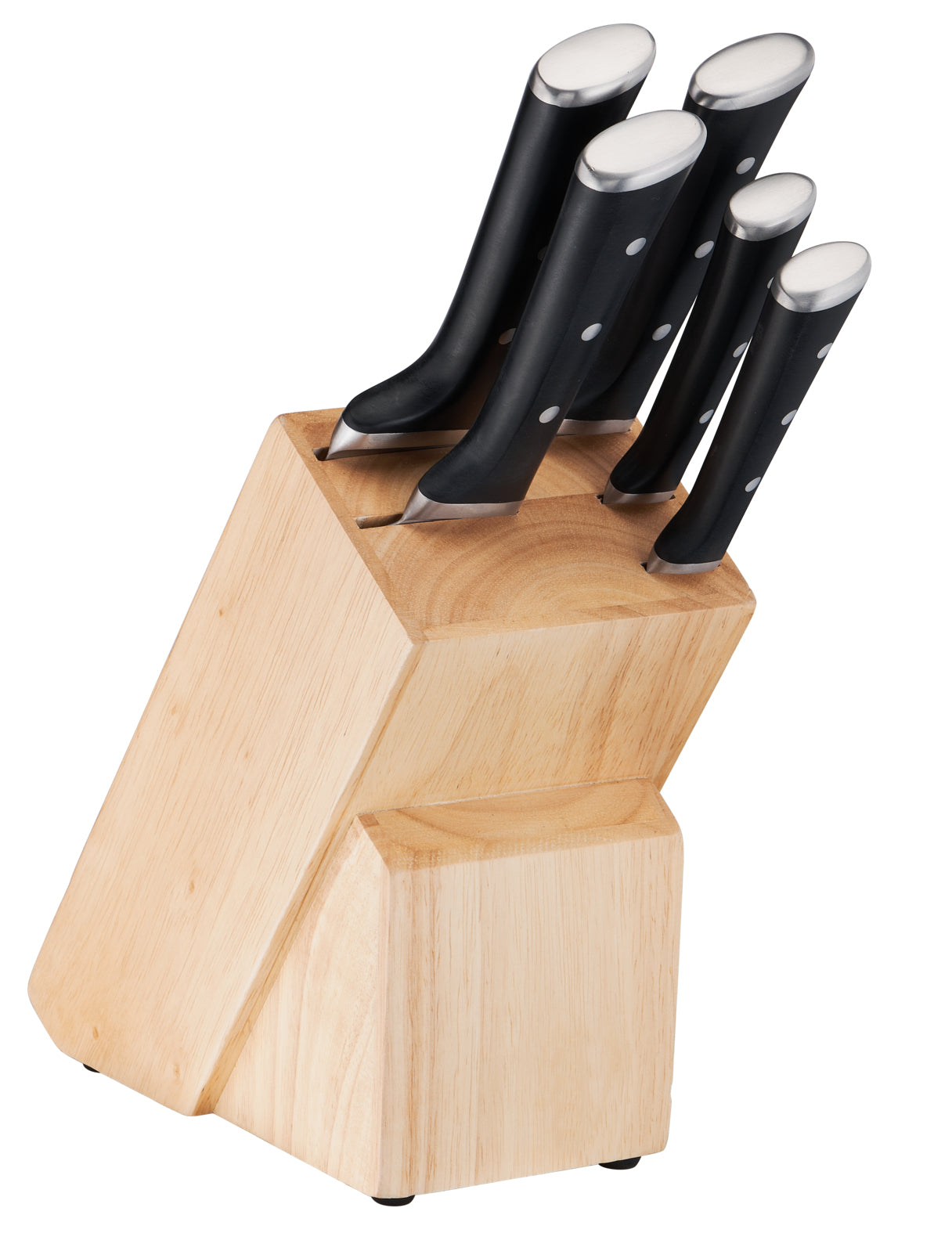 Tefal INGENIO ICE FORCE Messerblock – Edelstahl, schwarz, 5 Stk.