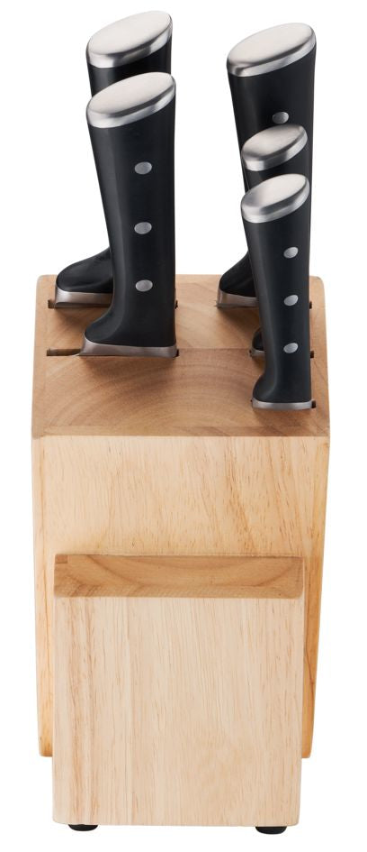 Tefal INGENIO ICE FORCE Messerblock – Edelstahl, schwarz, 5 Stk.