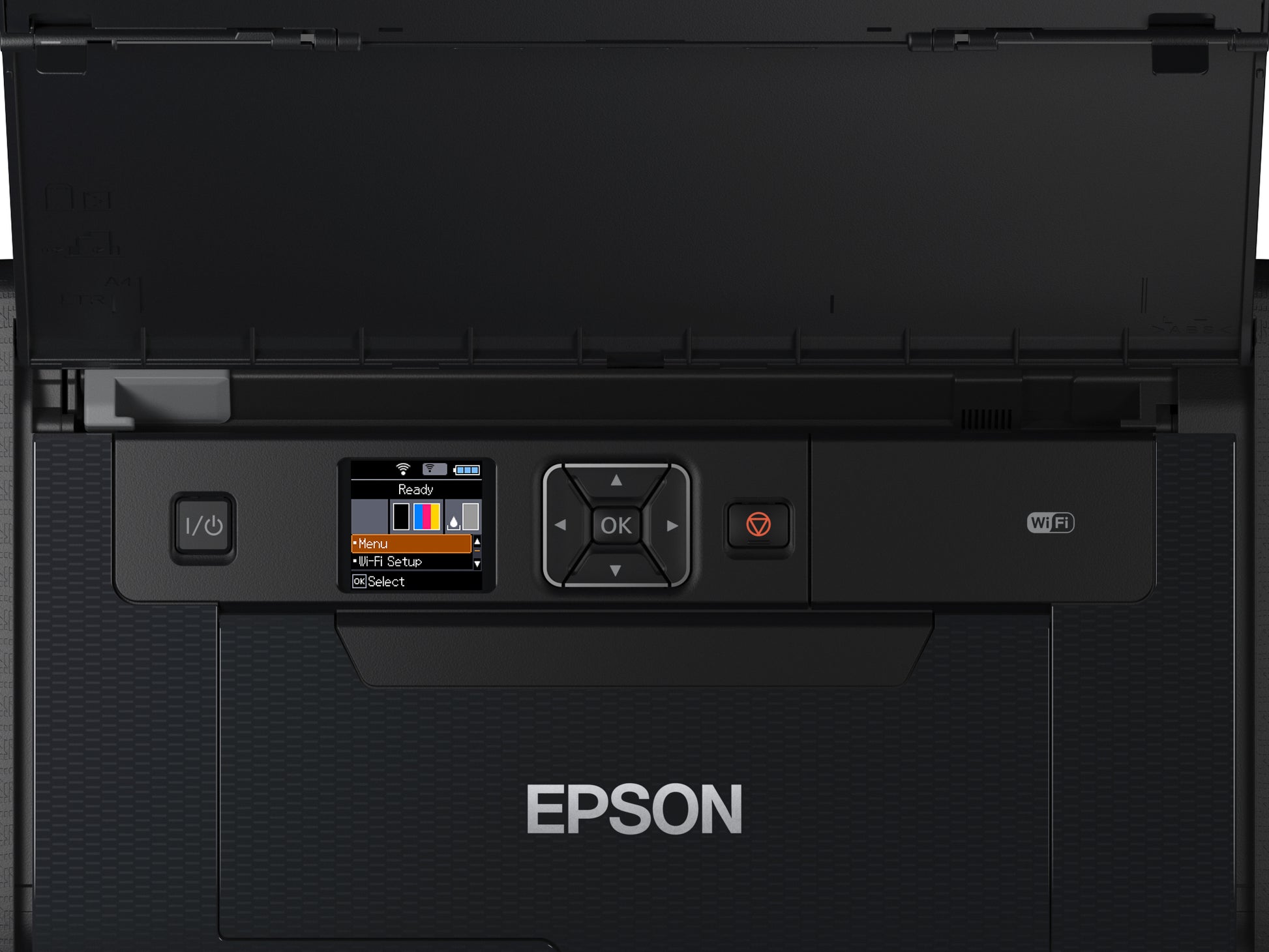 Epson WorkForce WF-110W – Mobiler Tintenstrahldrucker, A4, Farbe, WLAN/USB, 5760 × 1440 dpi