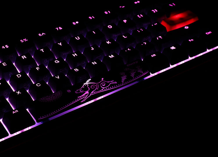 Ducky ONE 2 Mini – Mini Tastatur – Mechanisch, RGB – USB-A – QWERTZ (CH) – Schwarz