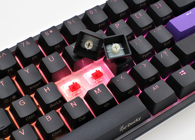 Ducky ONE 2 Mini – Mini Tastatur – Mechanisch, RGB – USB-A – QWERTZ (CH) – Schwarz