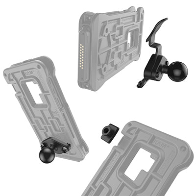 RAM Mounts IntelliSkin HD – Backcover – für Samsung Galaxy S9, Schwarz