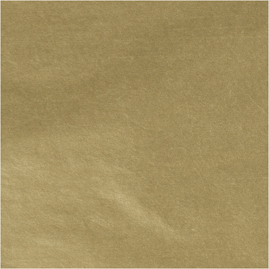 Creativ Company Geschenkpapier Seidenpapier – 14 g/m² – 50 × 70 cm – Gold – 1 Stück