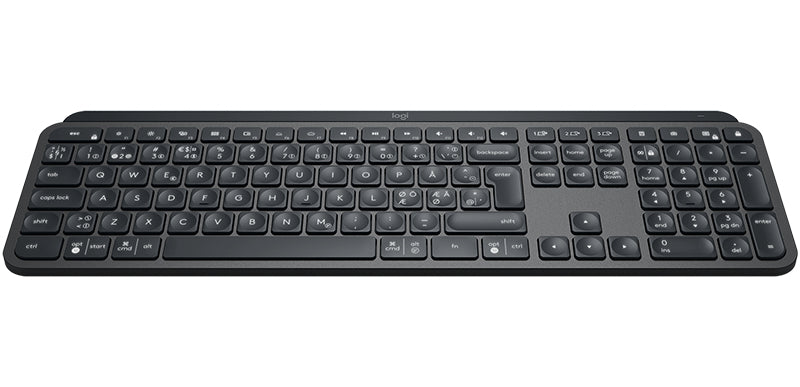 Logitech MX Keys – Tastatur, kabellos (Bluetooth/2,4 GHz), beleuchtet, Graphit