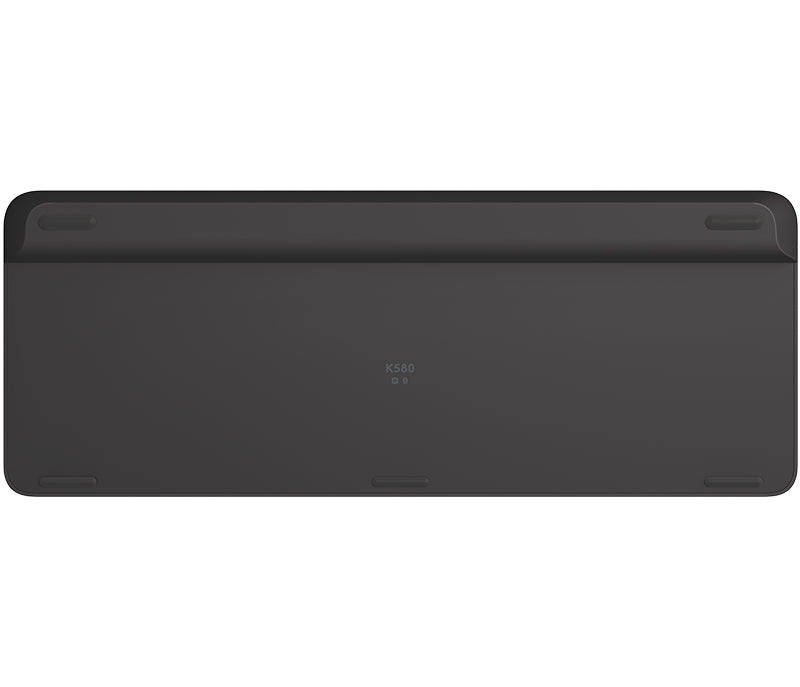 Logitech K580 – Tastatur – Bluetooth & 2,4 GHz (Unifying-Empfänger) – QWERTY (Nordisch) – Graphit
