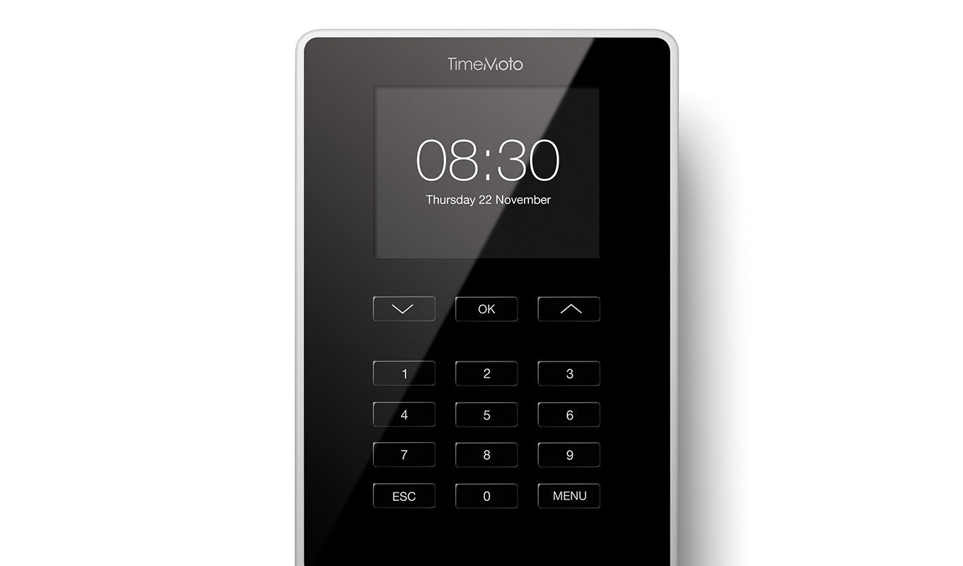 Safescan TM-626 Zutrittsterminal – 2,8" Display, Fingerabdruck, RFID, Code, verkabelt & kabellos, Schwarz
