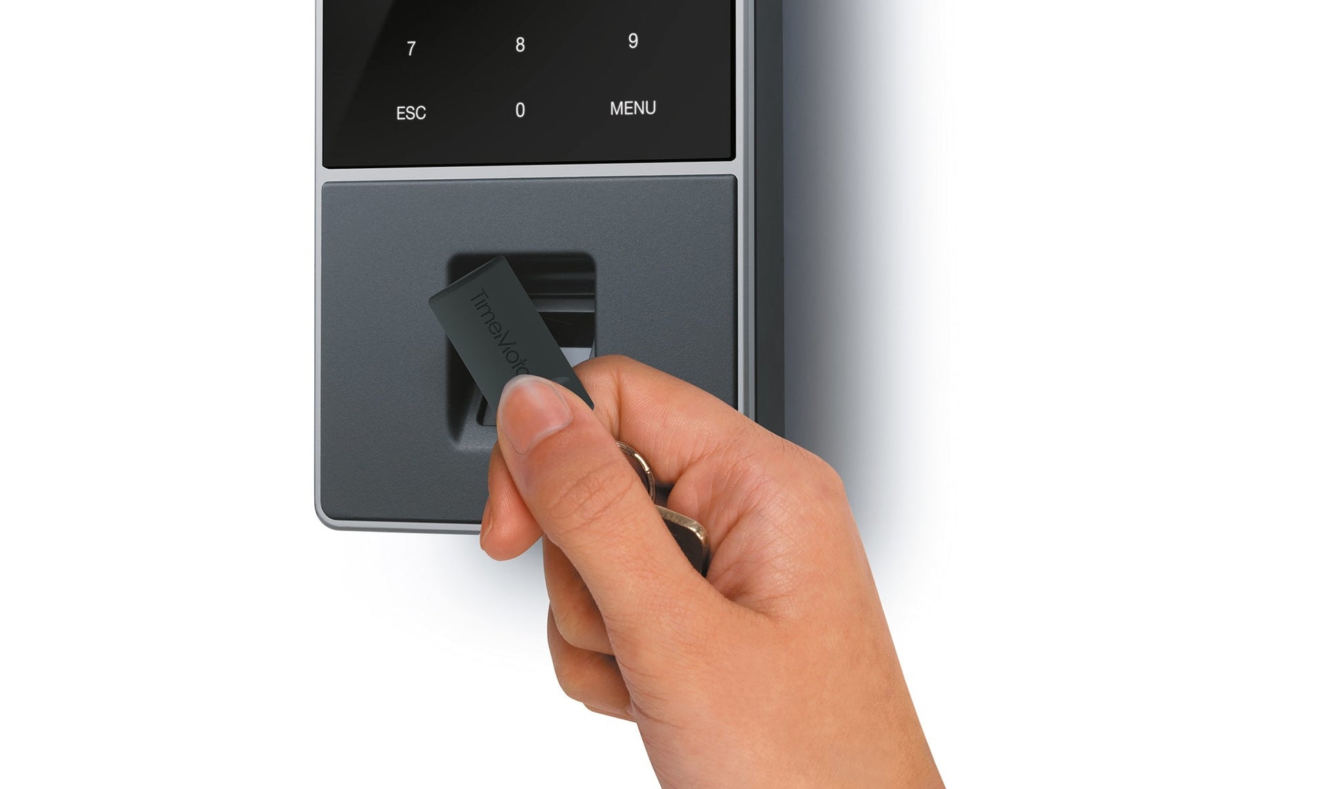 Safescan RF-110 RFID-Schlüsselanhänger – Schwarz, 25 Stk.