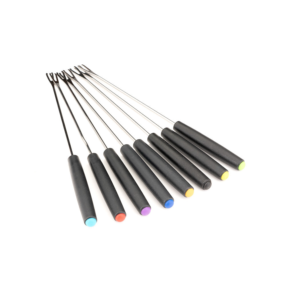Gastroback Fondue-Set 42566 – Edelstahl, 1,8 l, 8 Personen, elektrisch – schwarz