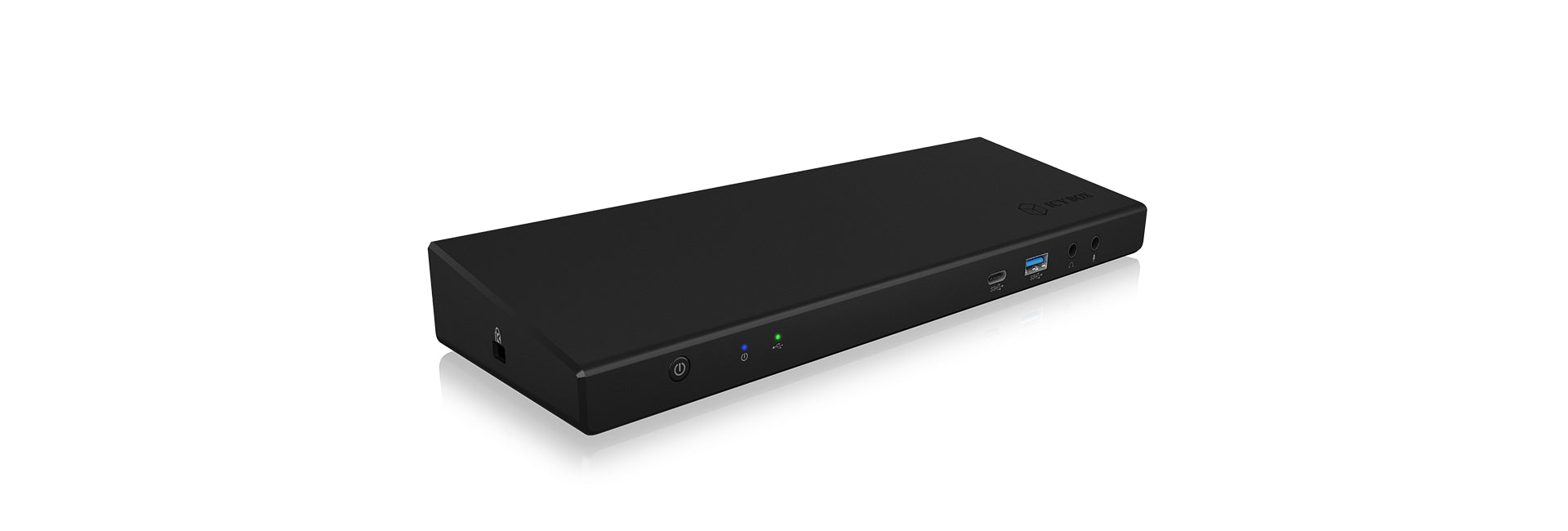 ICY BOX IB-DK2244AC Dockingstation – USB-C, 2× DP, 3× HDMI, 5× USB-A, 60 W PD, GbE, für Windows/Mac