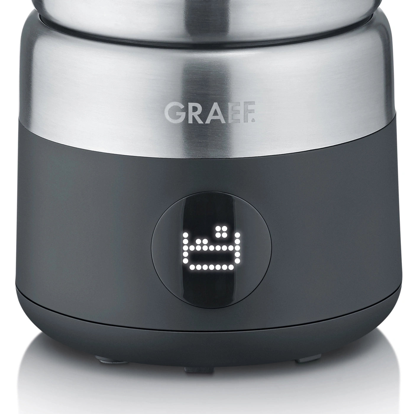 Graef Milchaufschäumer MS802 – 400 ml, 600 W, spülmaschinenfest – schwarz/edelstahl
