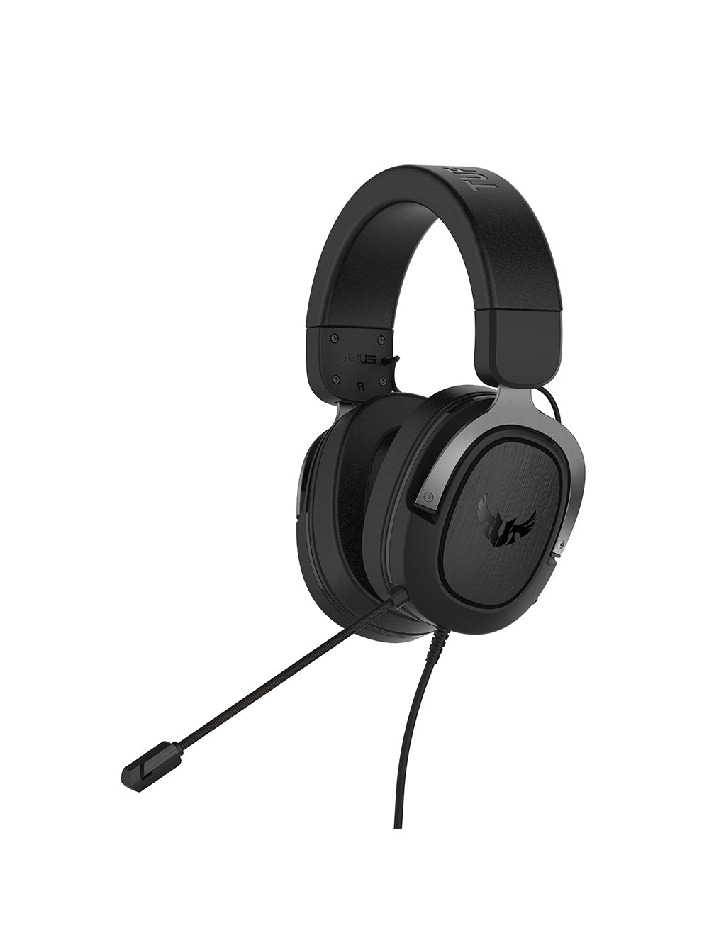 ASUS TUF Gaming H3 Gaming-Headset – Over-Ear, Stereo, Kabelgebunden, 3,5 mm Klinke, für PC, PS4, Xbox und mehr, Graphit