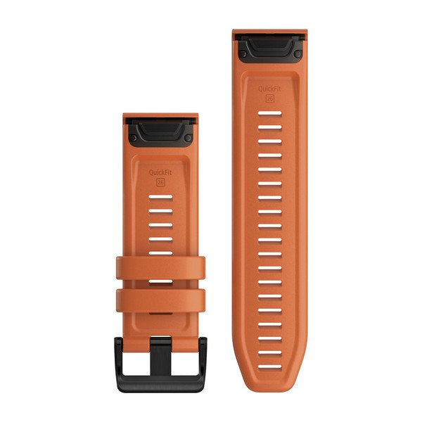 Garmin fenix 6X QuickFit – Armband – für fenix 6X (26 mm), Orange, Silikon