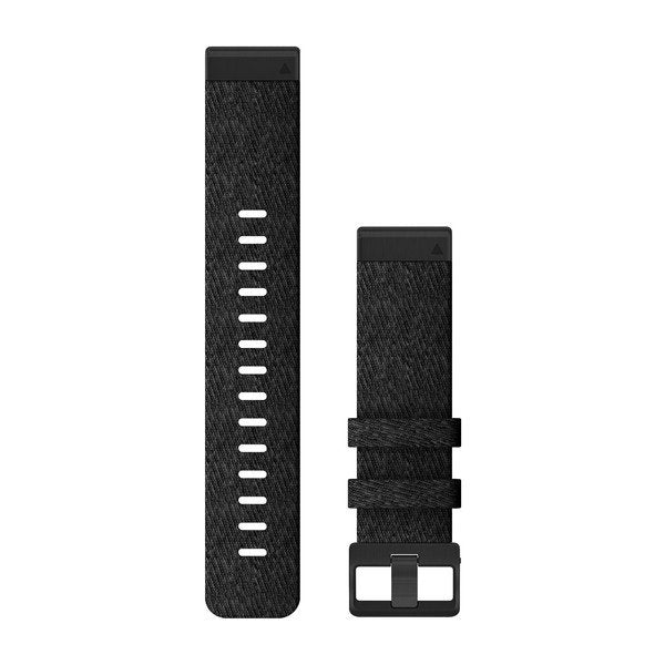 Garmin fenix 6 QuickFit – Armband – für Garmin Fenix 5/6, Approach, Forerunner 935/945, Schwarz, 22 mm, Nylon