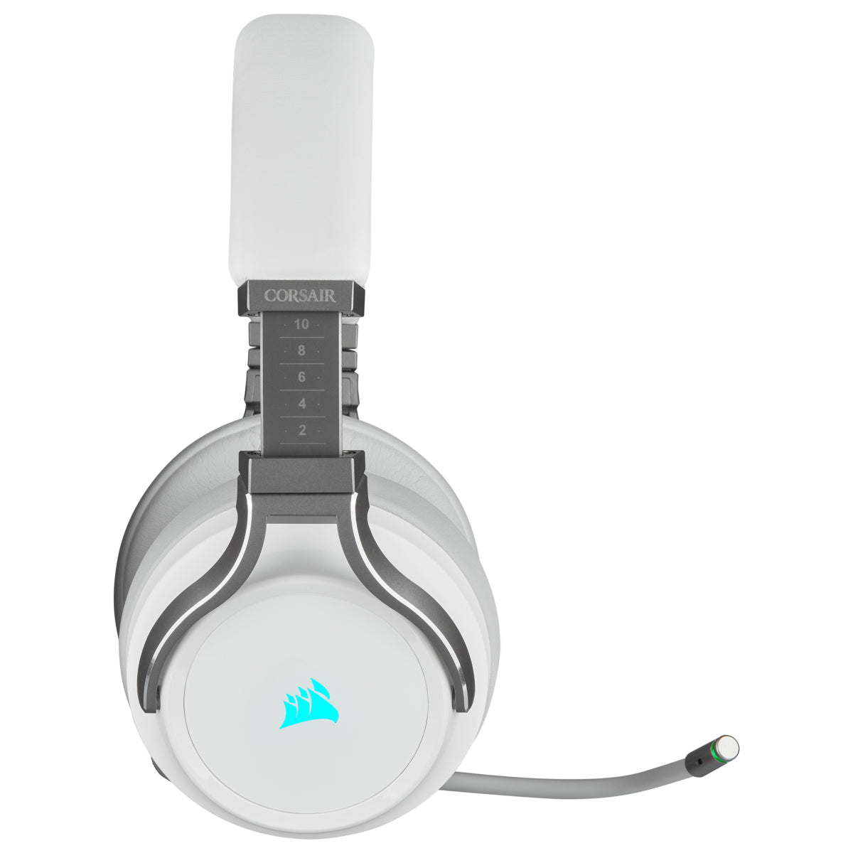 Corsair Virtuoso RGB Wireless – Gaming-Headset, Over-Ear – 2,4 GHz, 7.1 – Weiss – für PS5/PS4/Xbox One und andere
