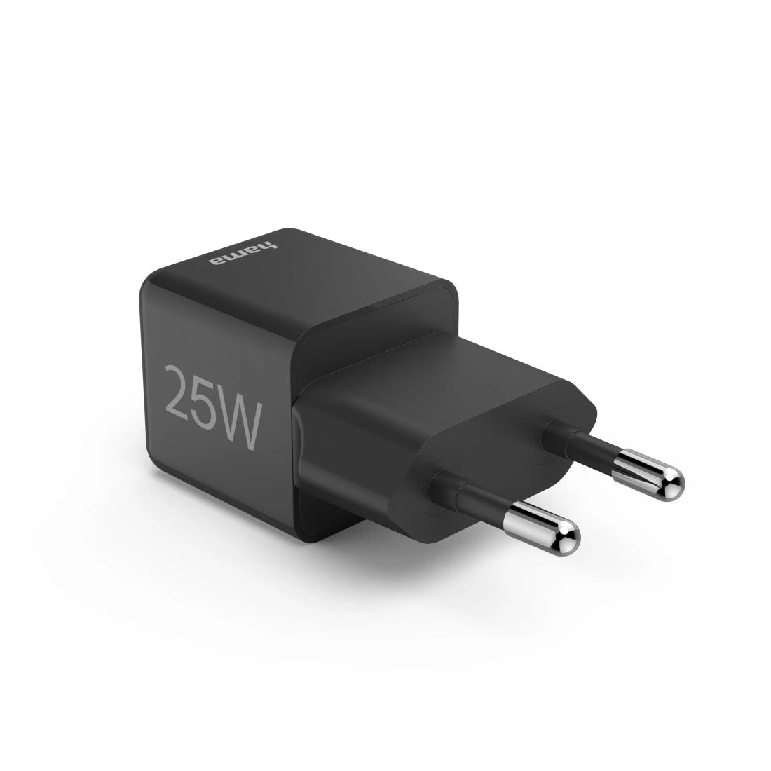 Hama 00201985 USB-Ladegerät 25 W – USB-C×1 – PD 3.0, QC 3.0 – EU-Stecker (Typ C) – Schwarz