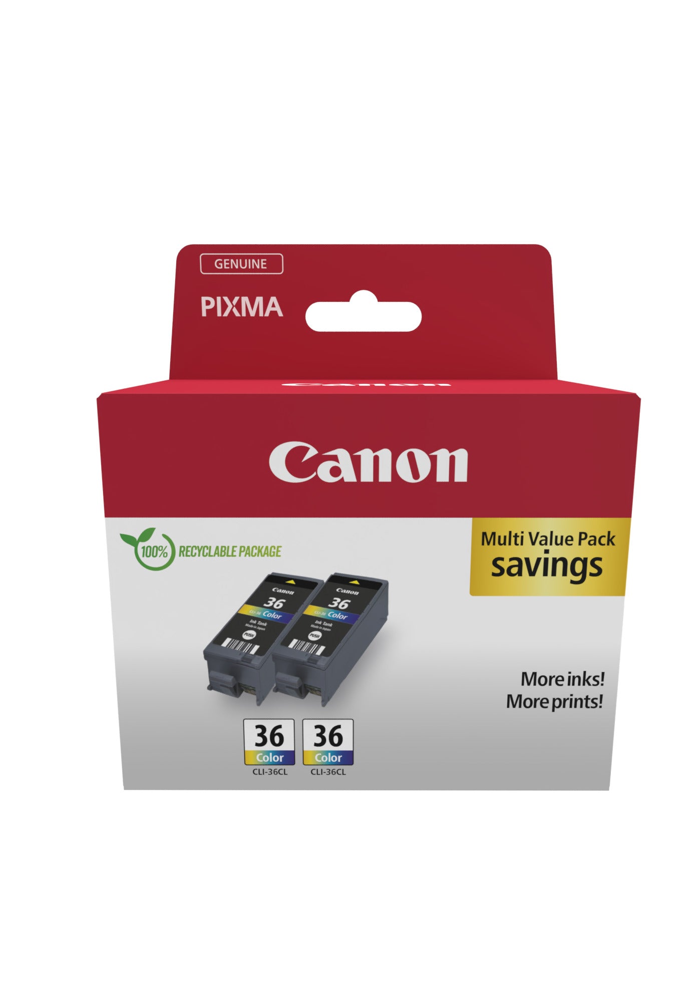 Canon Tintenpatronen-Multipack CLI-36CO, 2er-Pack
