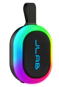 JLab POP Party – Party-Lautsprecher – 5 W, RGB-Beleuchtung, IP55, 8 h – Schwarz