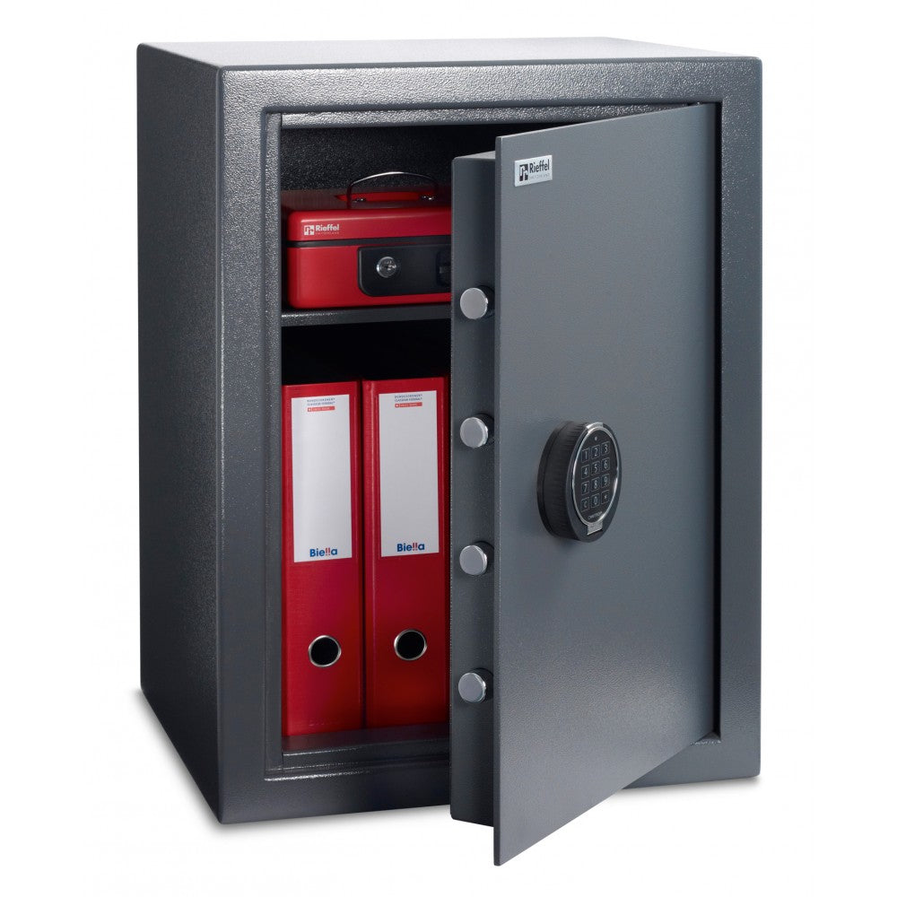 Rieffel Möbeltresor EcoSafe 650 E – Elektronikschloss – 61,0 l – Schwarz