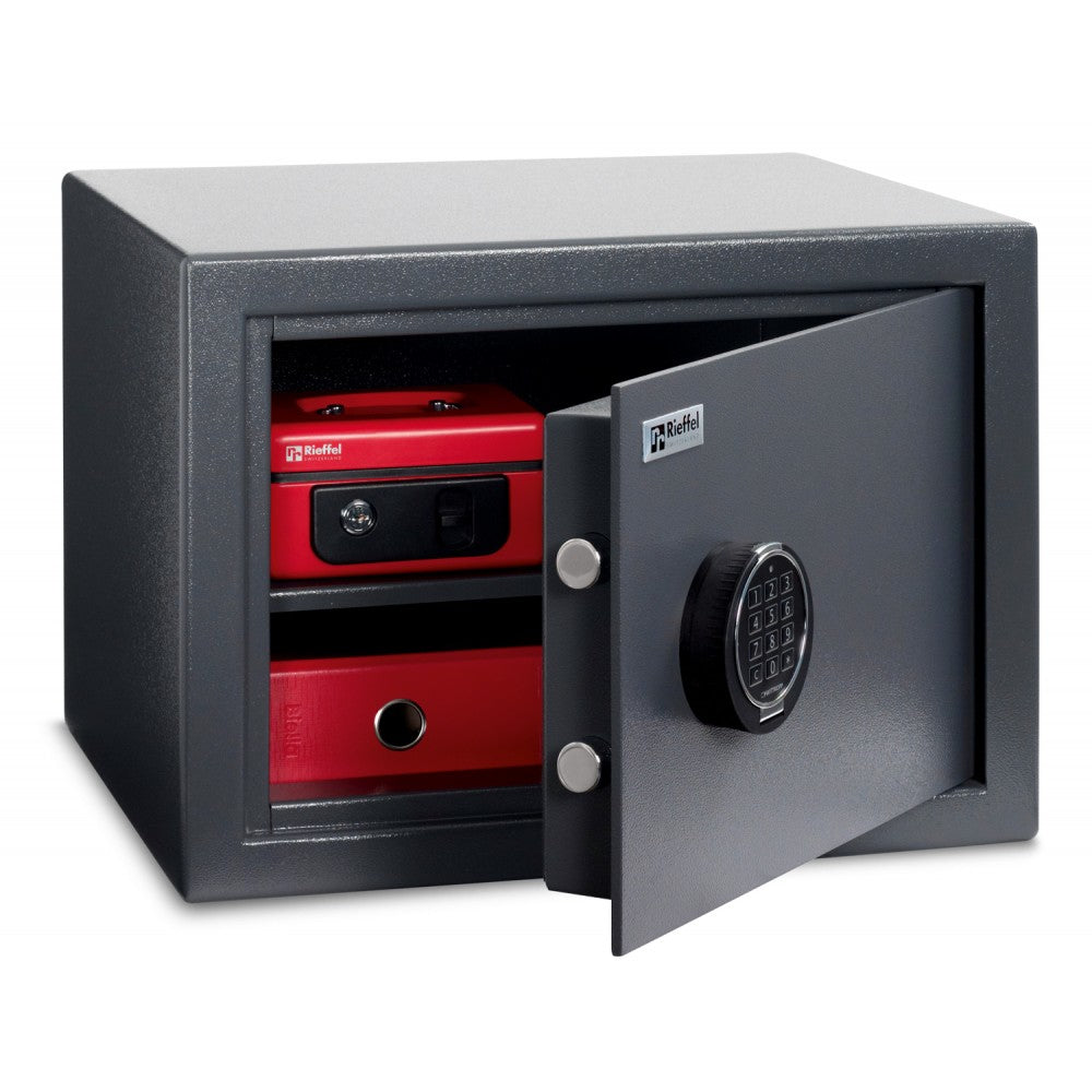 Rieffel Möbeltresor EcoSafe A13473 – Elektronikschloss – 33,0 l – Schwarz