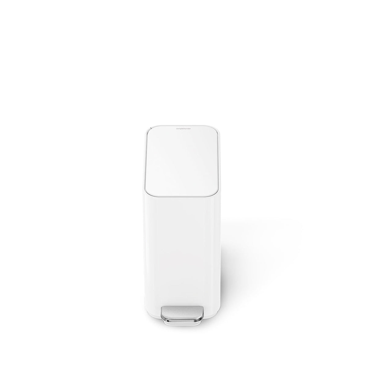 simplehuman Papierkorb – 5 l – Edelstahl – B × H × T 157 × 310 × 320 mm