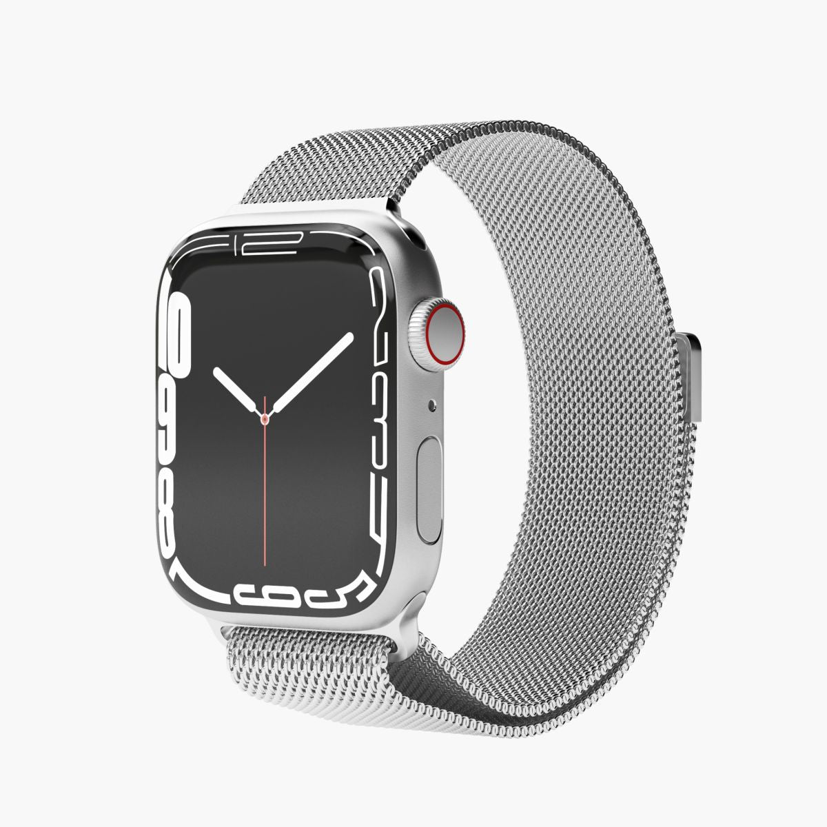 Vonmählen Milanese Loop, Silber, 40–42 mm, für Apple Watch 38 mm, 40 mm, 41 mm