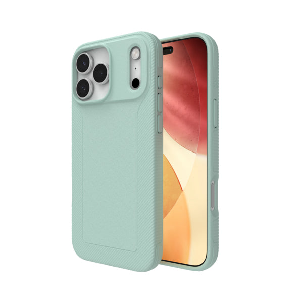ZAGG Luxe Snap Backcover – für Apple iPhone 17 Pro Max – MagSafe, Graphen, Serene Mint, bis 3 m sturzsicher