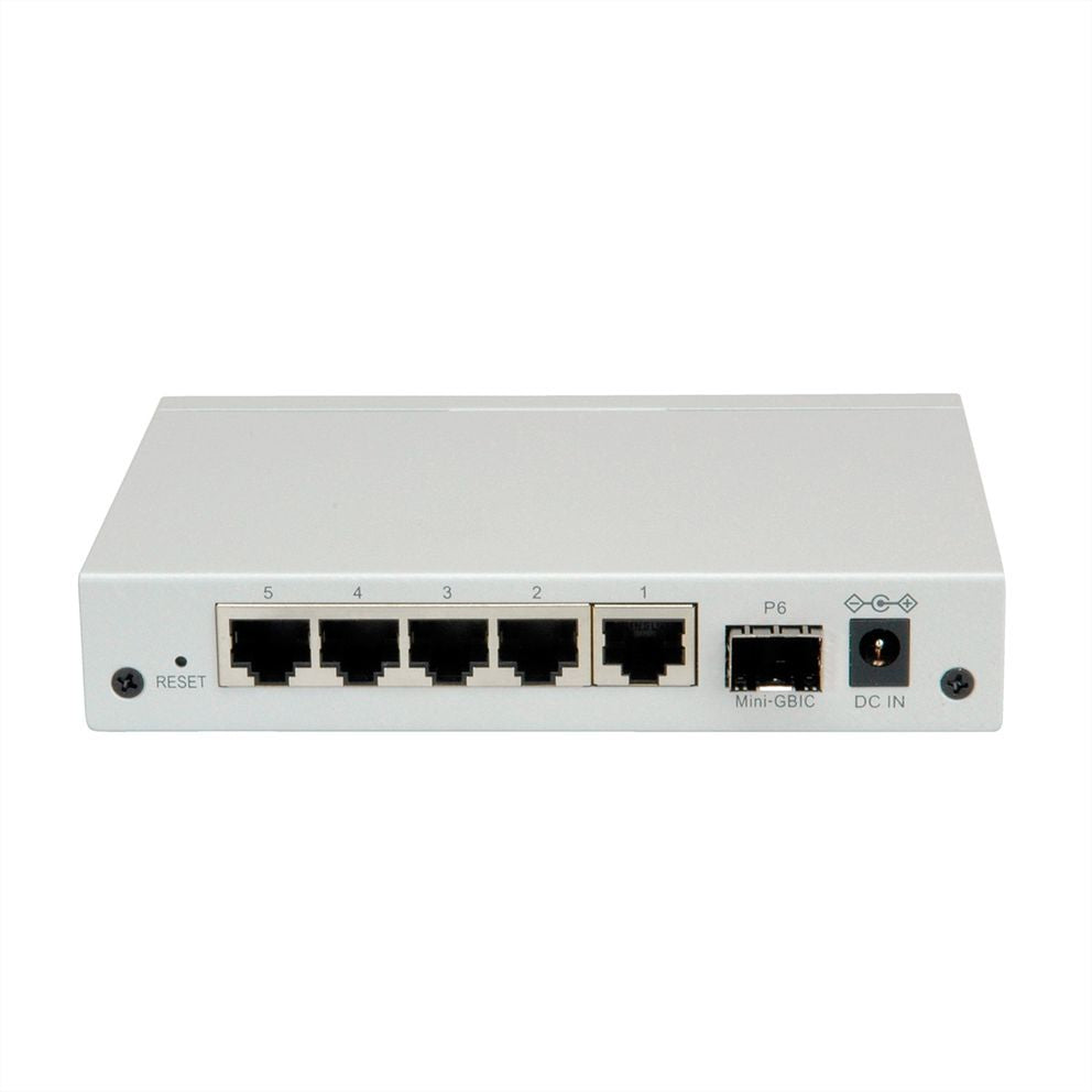 ROLINE Managed Switch – 5×GbE, 1×SFP