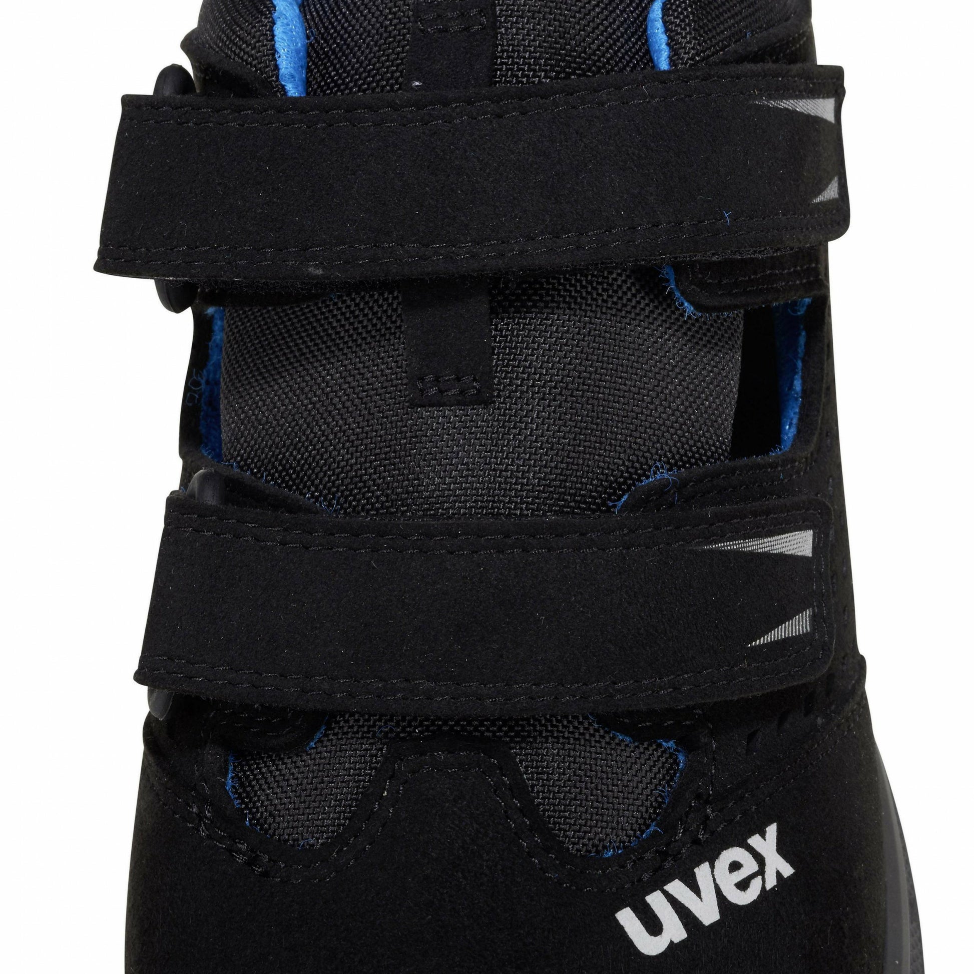 Uvex 2 Trend Sicherheitsschuh S1P – Schwarz/Blau – Grösse 41, Weite 11