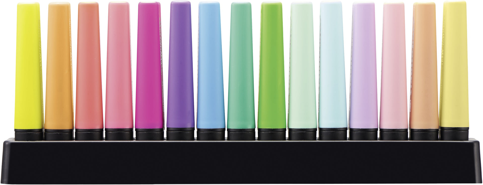 STABILO BOSS Original Textmarker Desktop Set 15 Farben – Keilspitze, 2–5 mm, nachfüllbar