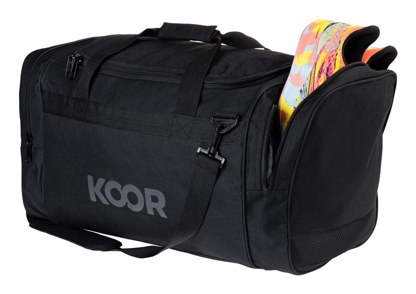 KOOR Sporttasche – 55 l, Polyester, Schwarz, 52 × 36 × 33 cm