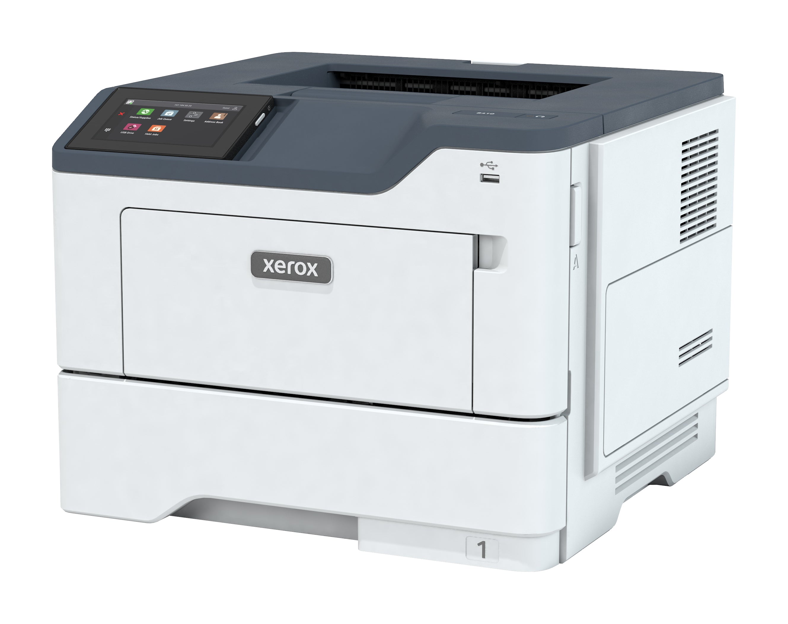 Xerox B410 – A4, 47 Seiten/Min, 1200 dpi, USB