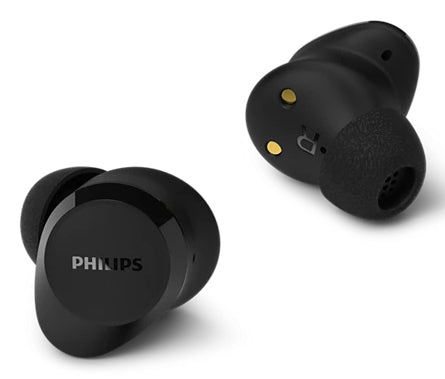Philips TAT1300BK/00 TWS In-Ear – mit Ladecase, Schwarz, BT 6.0