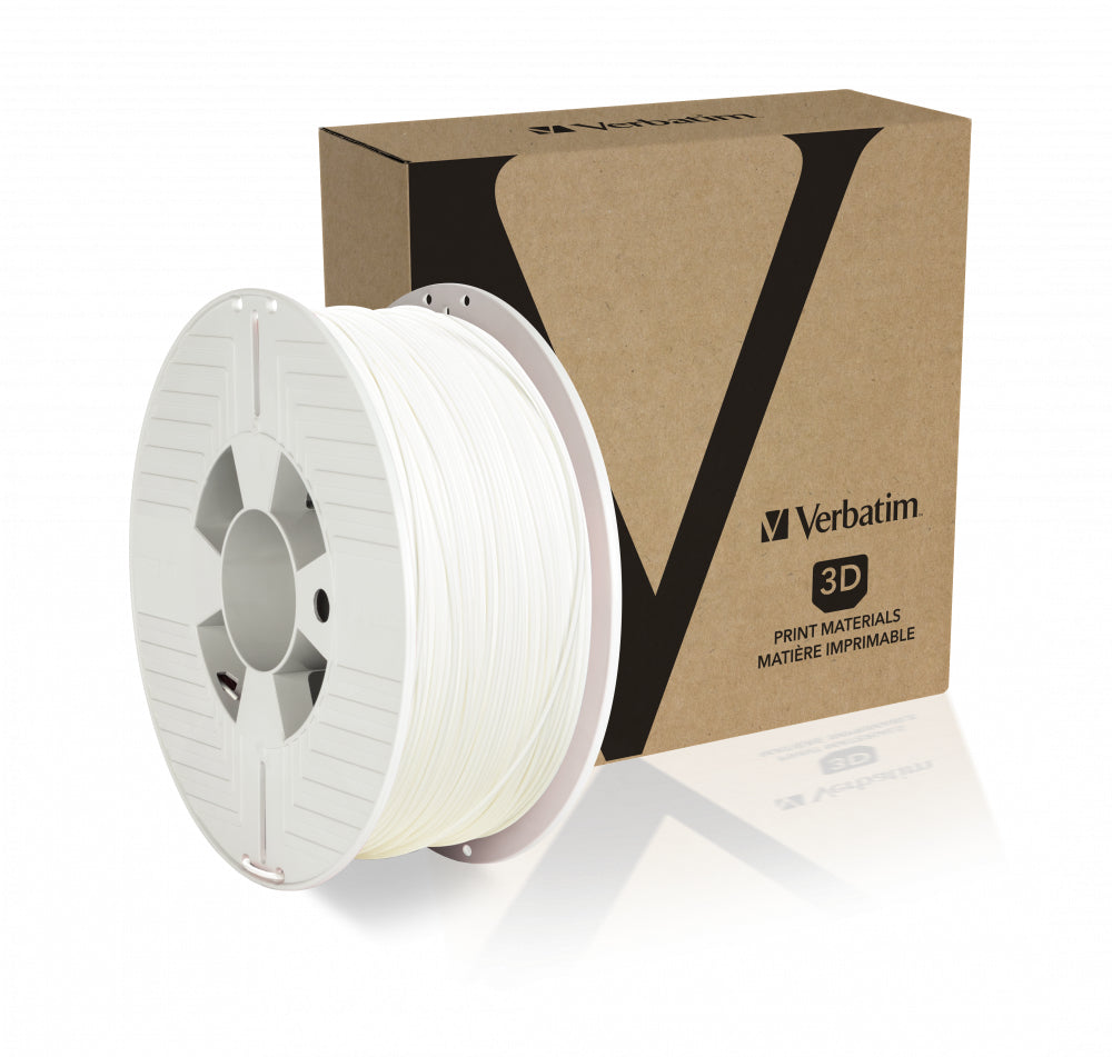 Verbatim Filament PETG – 1,75 mm, 1 kg – Weiss – 1 Stück