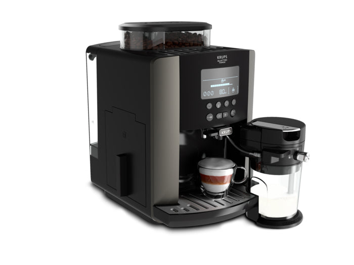 Krups EA8819ECH Kaffeevollautomat – 15 bar, 1,7 l, 260 g, Schwarz