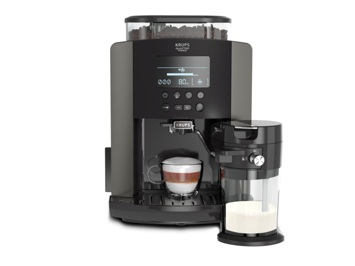 Krups EA8819ECH Kaffeevollautomat – 15 bar, 1,7 l, 260 g, Schwarz