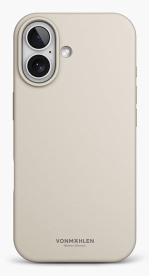 Vonmählen APC00014 Thin Case – Schutzhülle – für AirPods Pro (3. Gen.) – Silikon/Mikrofaser – Cremefarben