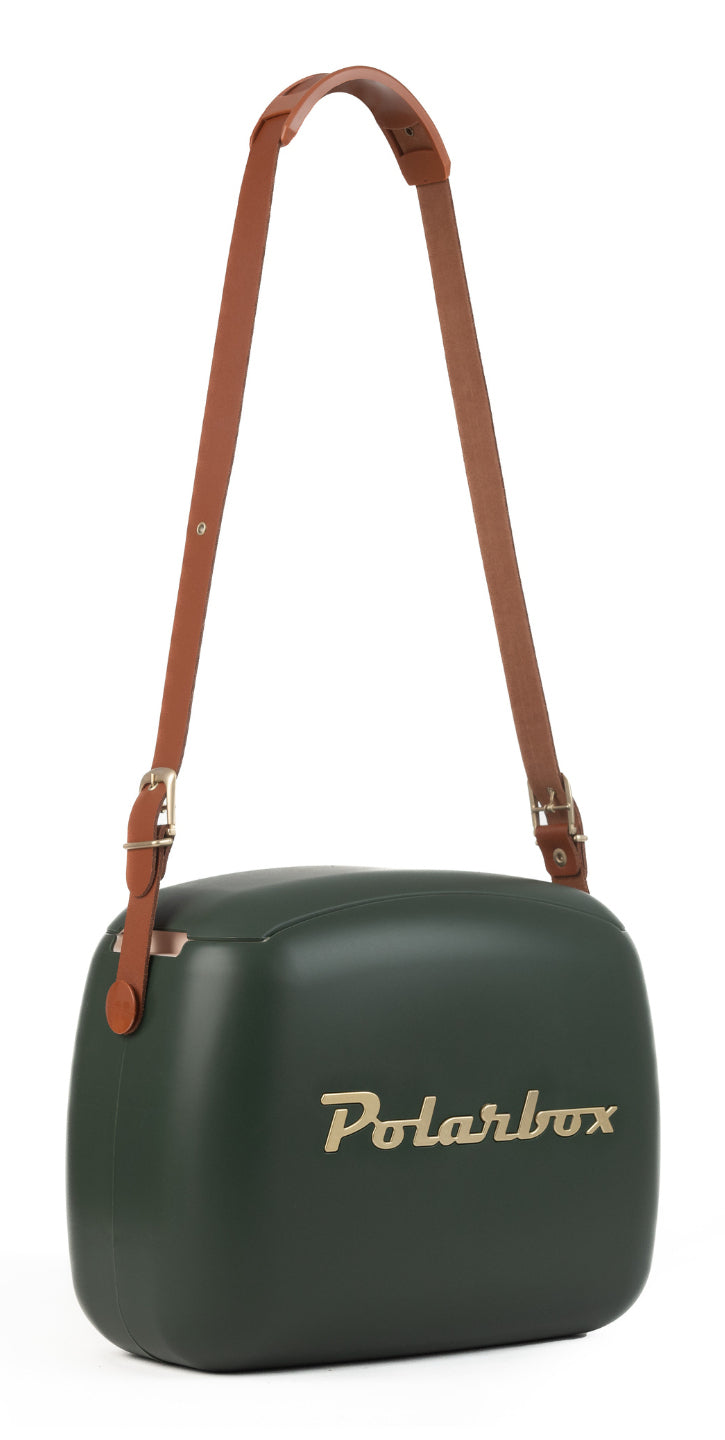 Polarbox Kühltasche – passiv, 24 h – 6 l – gold, grün – Kunststoff