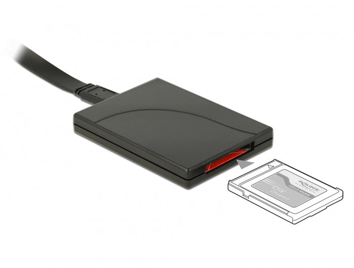 DeLOCK CFX 91749 Kartenleser – CFexpress Typ B – USB‑C 3.2 Gen 2 – 10 Gbit/s