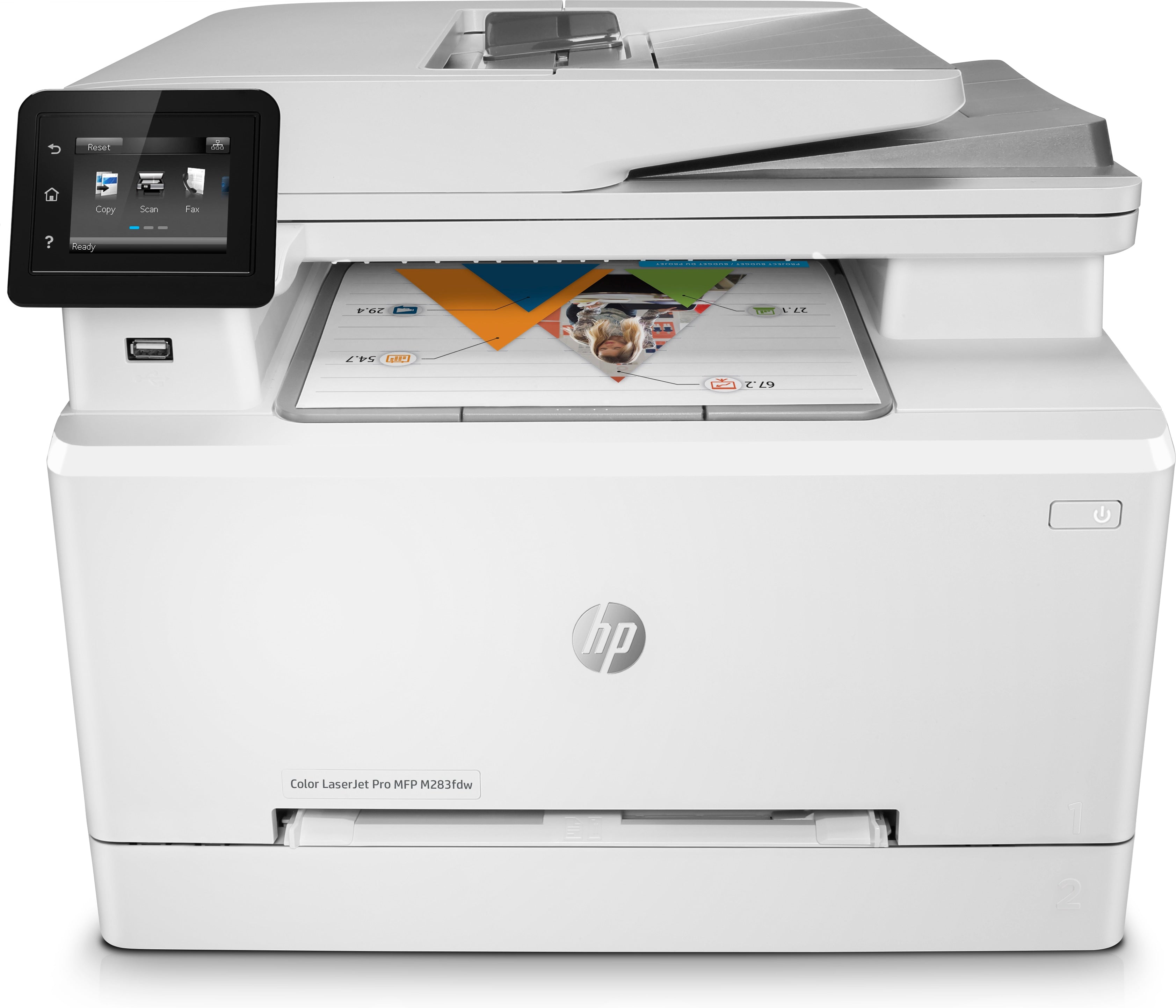 HP Color LaserJet Pro MFP M283fdw – Farbdruck, 21 Seiten/min